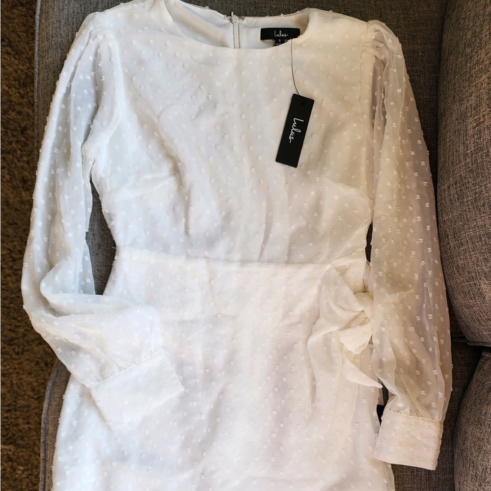 Lulus BRAND NEW much love swiss dress